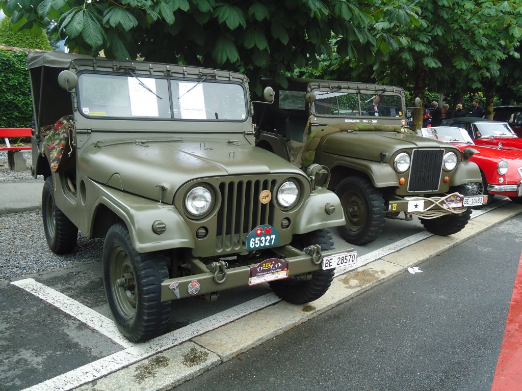 (0134'076) - Willys-Jeep - BE 28'570 - am 11. Juni 2011 in Sarnen, OiO