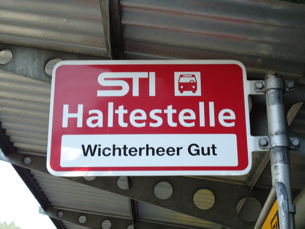 (128'222) - STI-Haltestelle - Oberhofen, Wichterheer Gut - am 1. August 2010