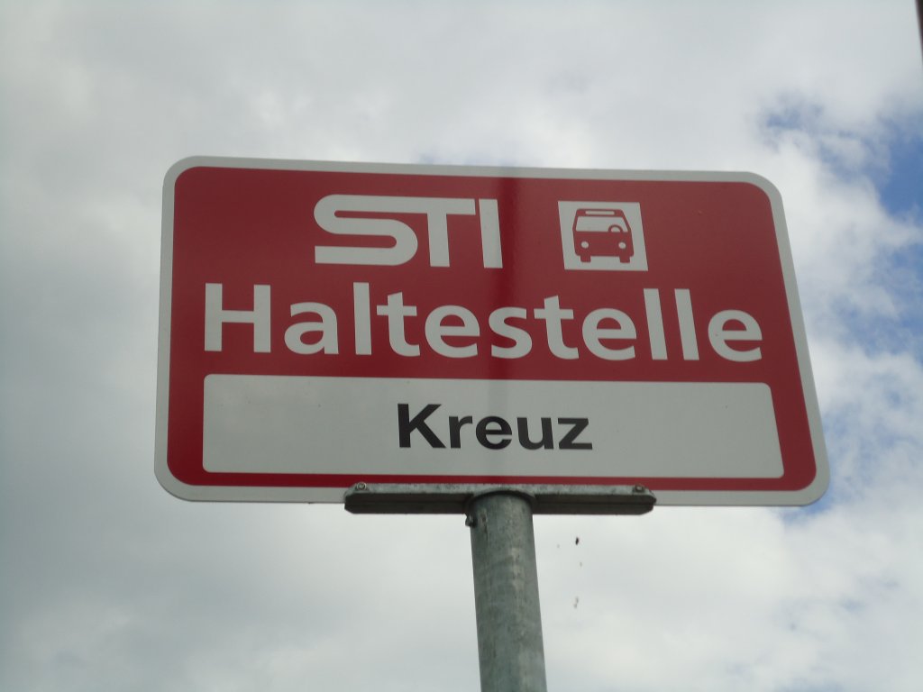 (128'759) - STI-Haltestelle - Homberg, Kreuz - am 15. August 2010