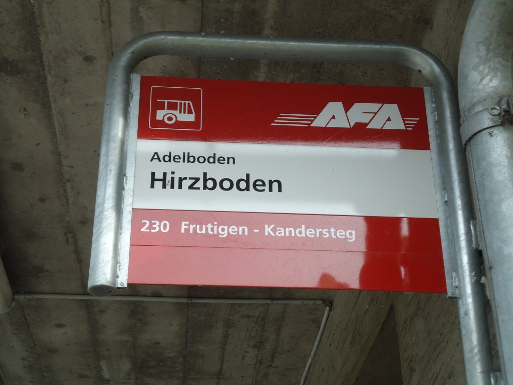 (130'966) - AFA-Haltestelle - Adelboden, Hirzboden - am 15. November 2010