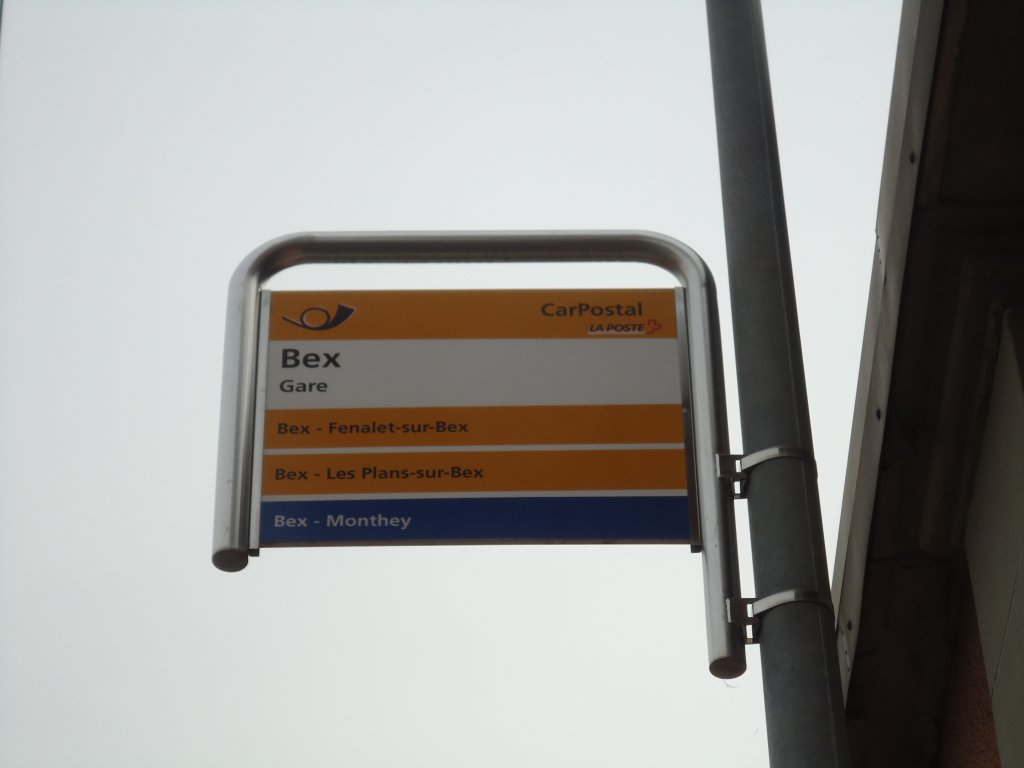 (132'634) - PostAuto-Haltestelle - Bex, Gare - am 19. Februar 2011