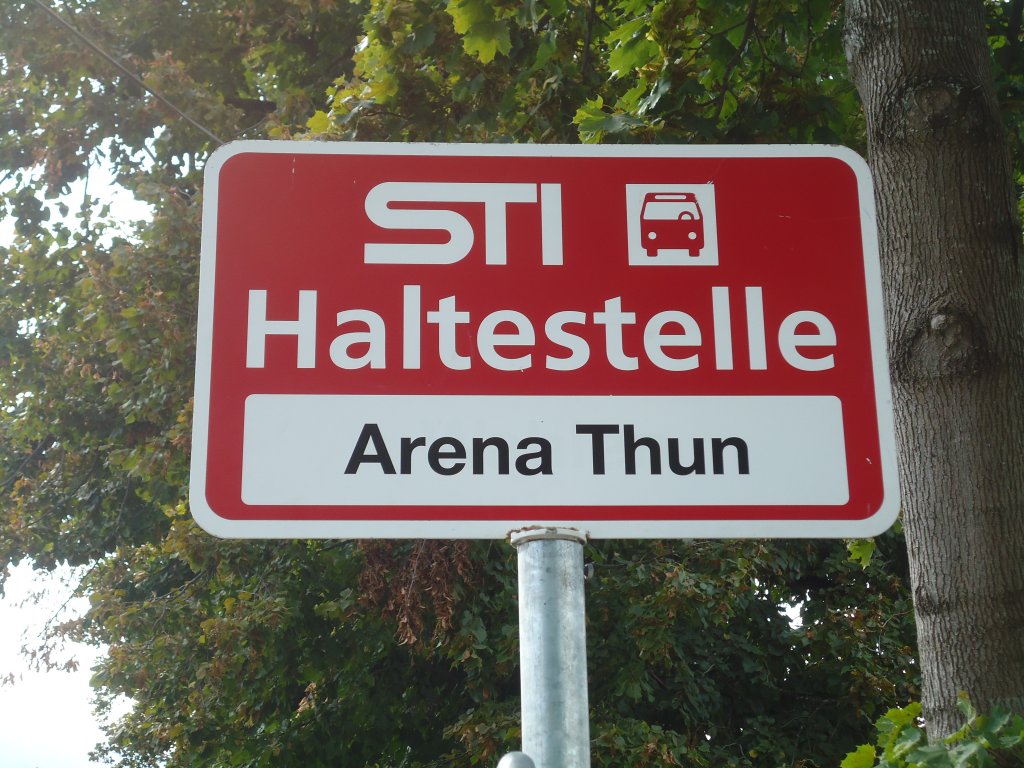 (135'879) - STI-Haltestelle - Thun, Arena Thun - am 11. September 2011