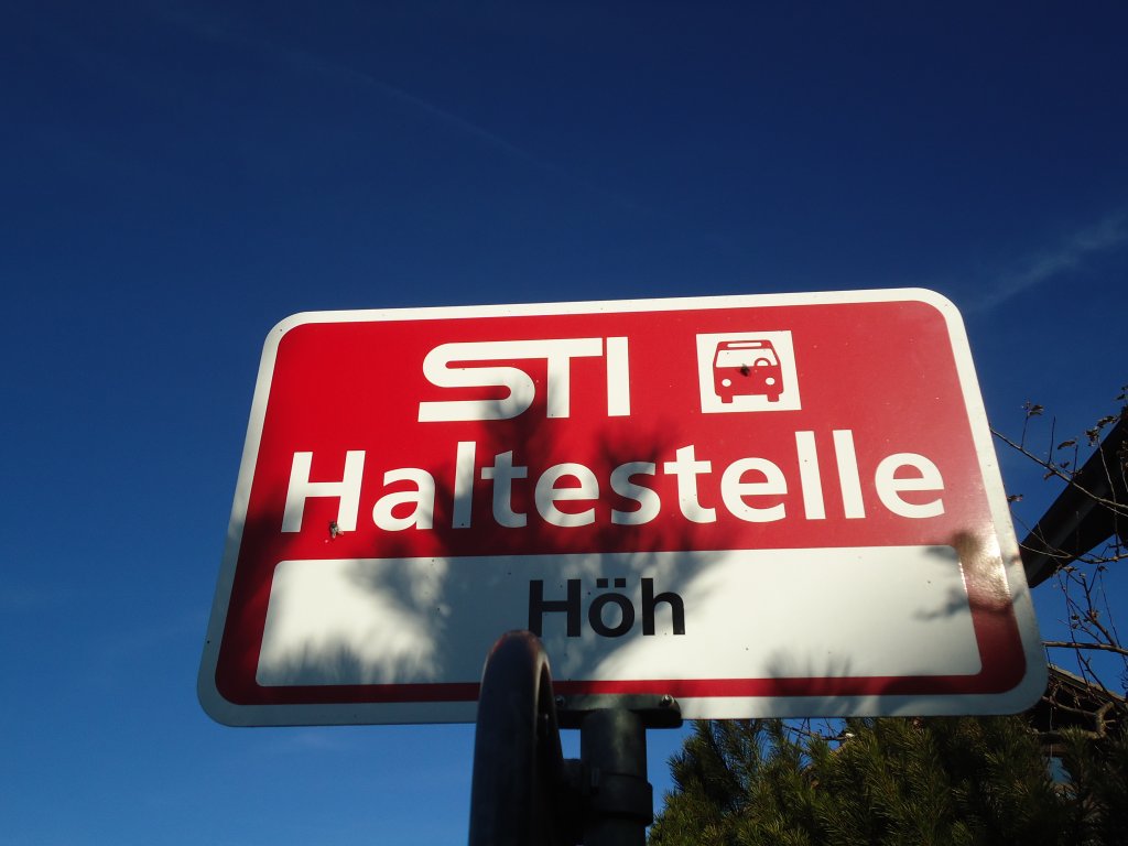 (136'780) - STI-Haltestelle - Heimenschwand, Hh - am 21. November 2011