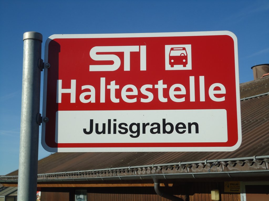(136'789) - STI-Haltestelle - Aeschlen, Julisgraben - am 21. November 2011