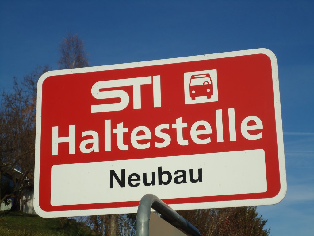 (136'821) - STI-Haltestelle - Uebeschi, Neubau - am 22. November 2011