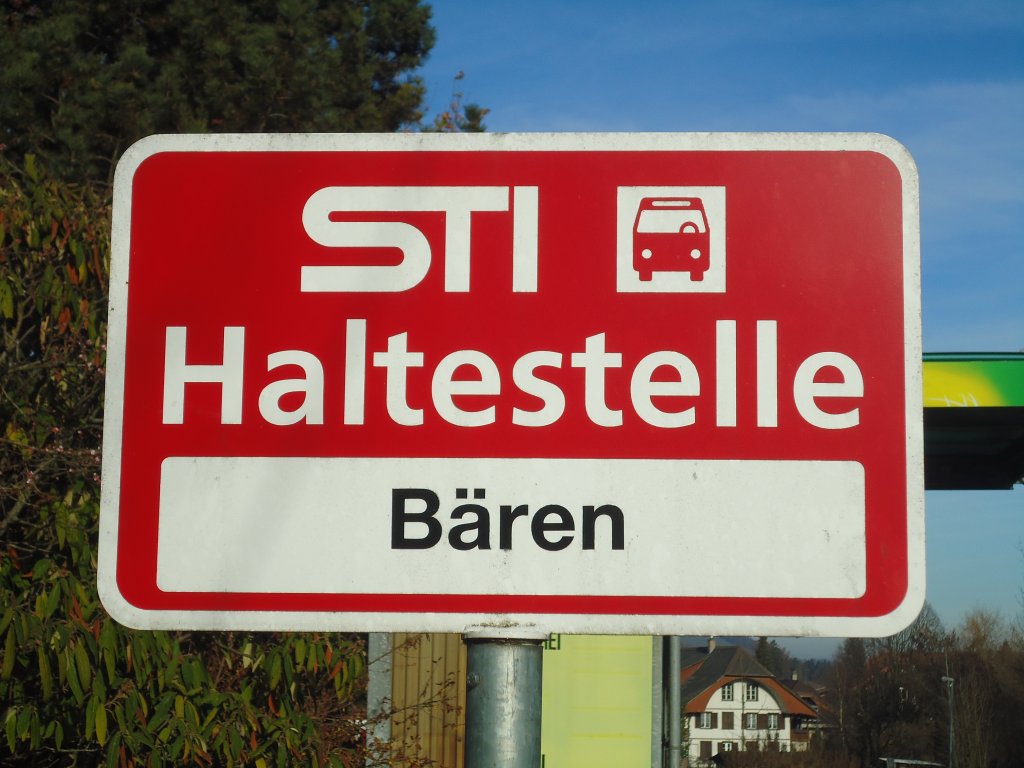 (136'830) - STI-Haltestelle - Blumenstein, Bren - am 22. November 2011