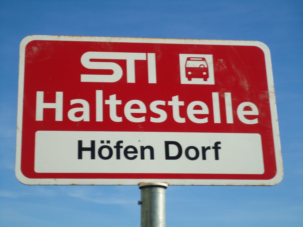 (136'847) - STI-Haltestelle - Hfen, Hfen Dorf - am 22. November 2011