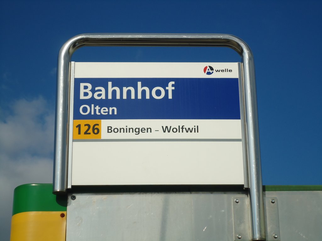 (138'116) - A-welle-Haltestelle - Olten, Bahnhof - am 6. Mrz 2012
