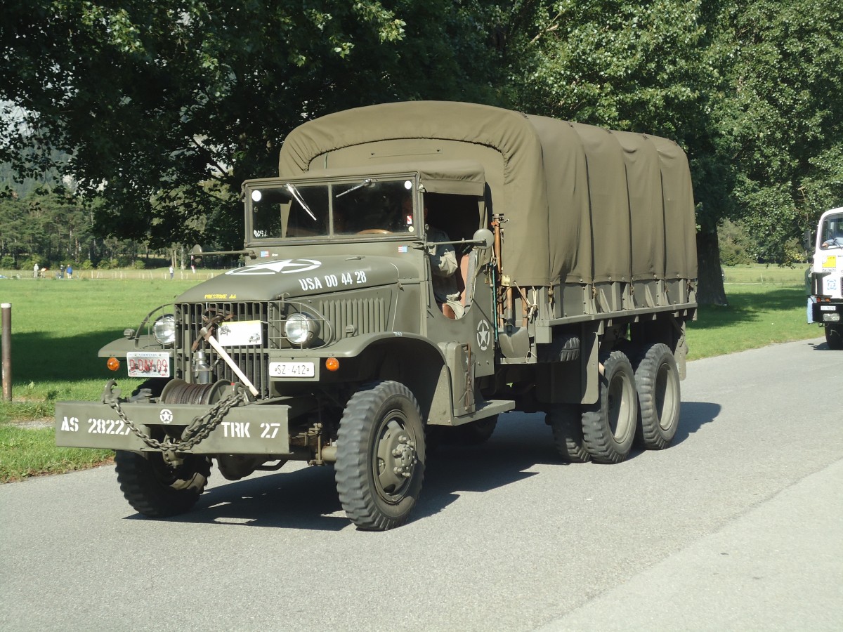 (141'715) - US-Army - SZ 412 - am 15. September 2012 in Chur, Waffenplatz 