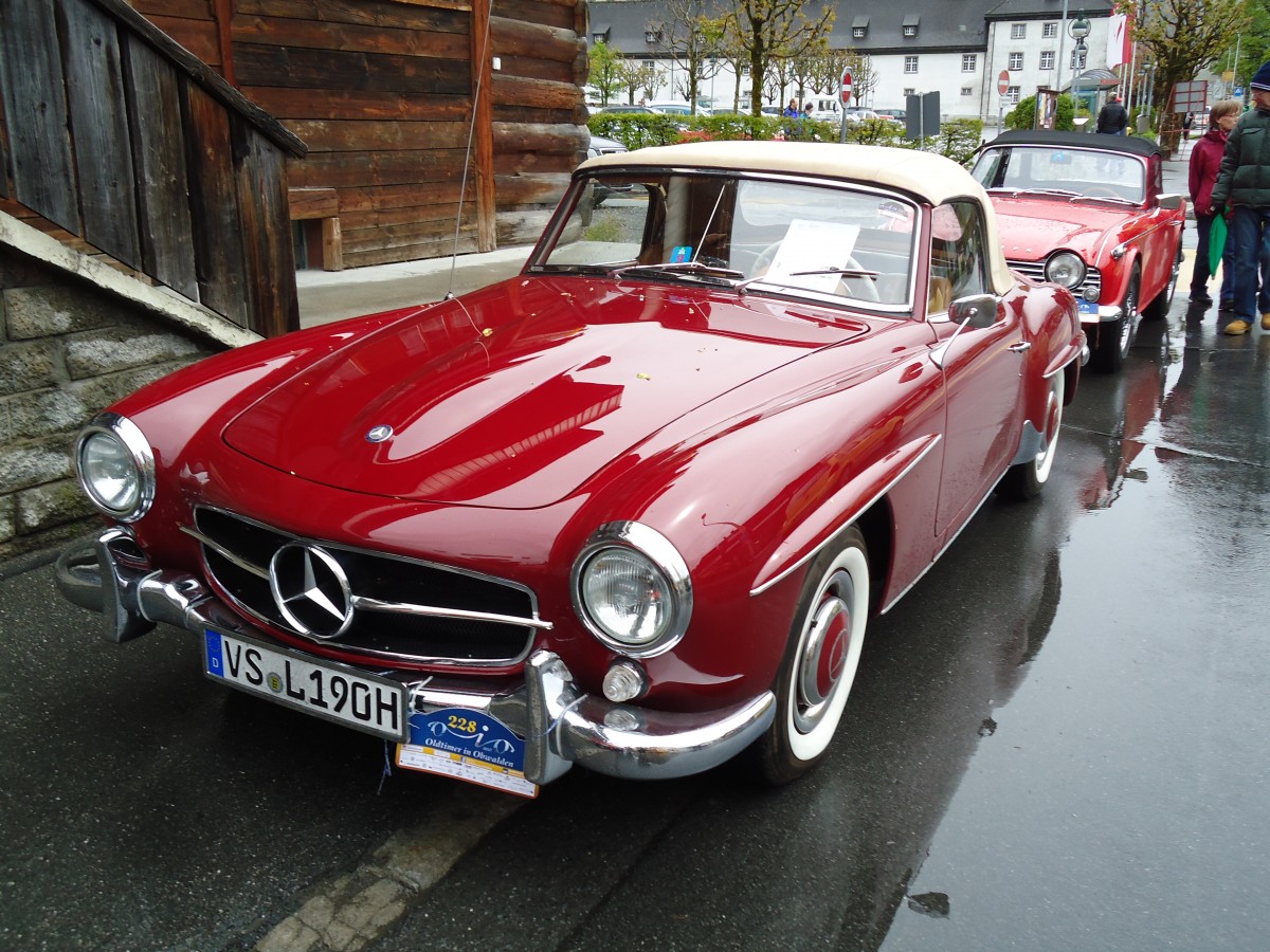(144'279) - Mercedes - VS-L 190H - am 19. Mai 2013 in Engelberg, OiO