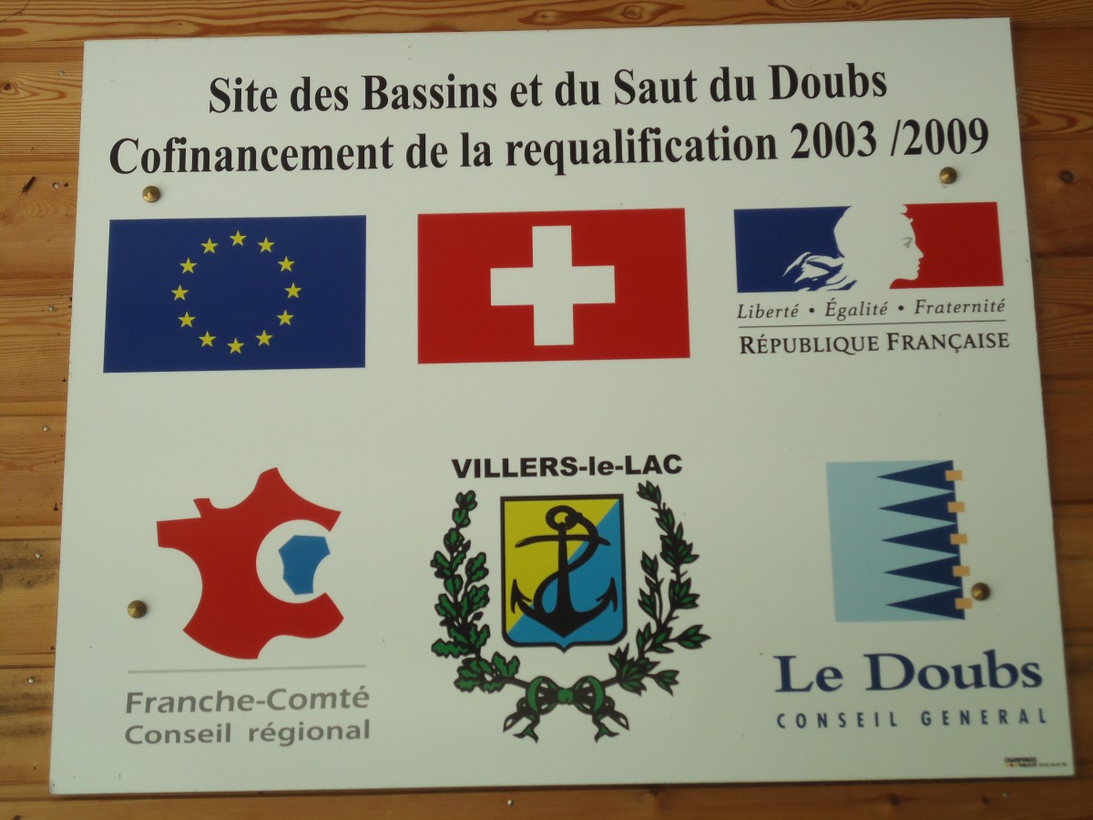 (146'476) - Hinweisschild in Frankreich am 18. August 2013