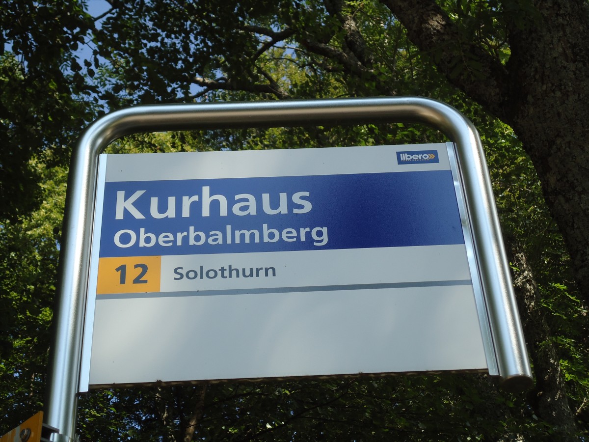 (146'783) - PostAuto-Haltestelle - Oberbalmberg, Kurhaus - am 31. August 2013