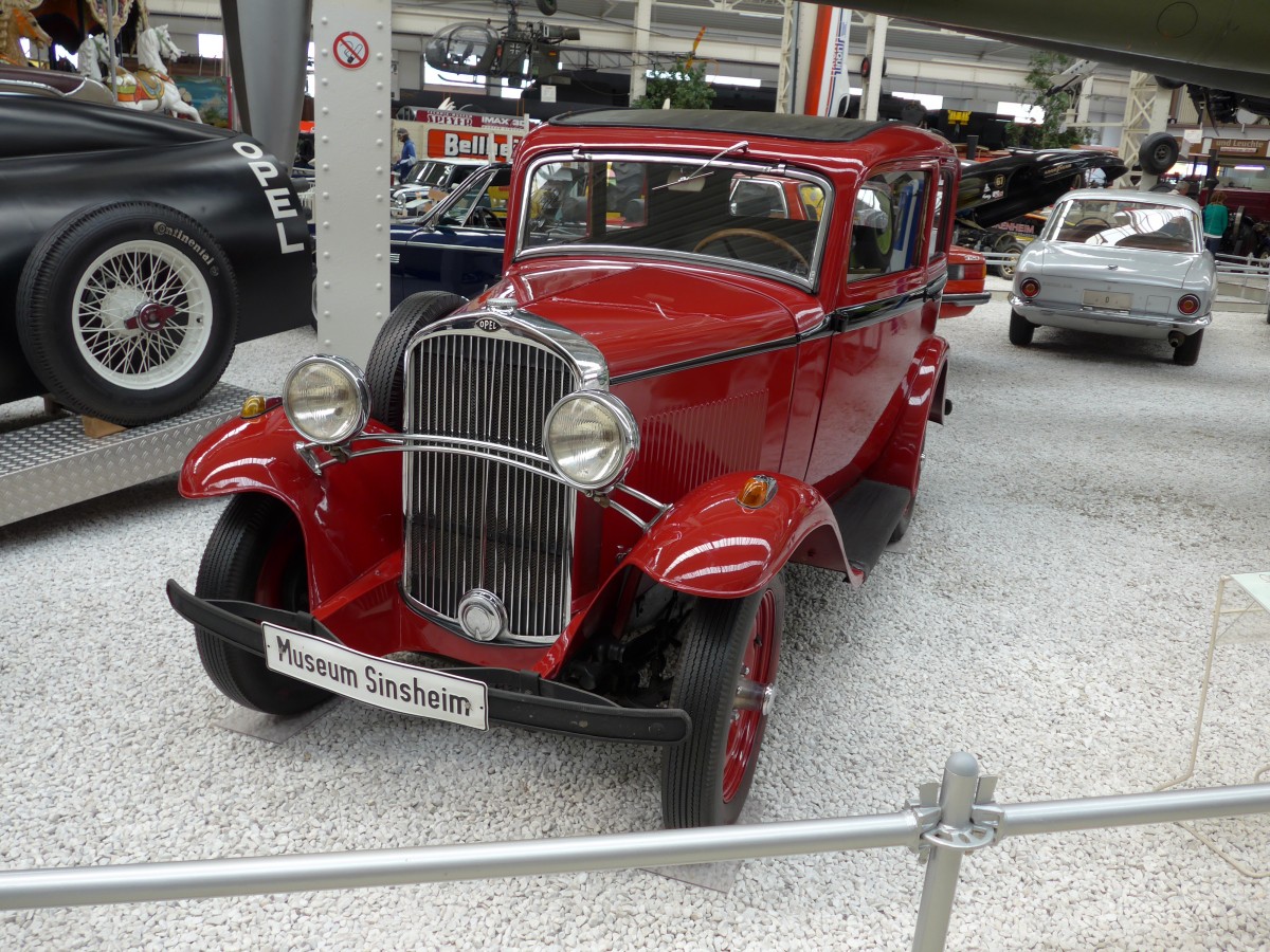 (150'313) - Opel am 26. April 2014 in Speyer, Technik-Museum