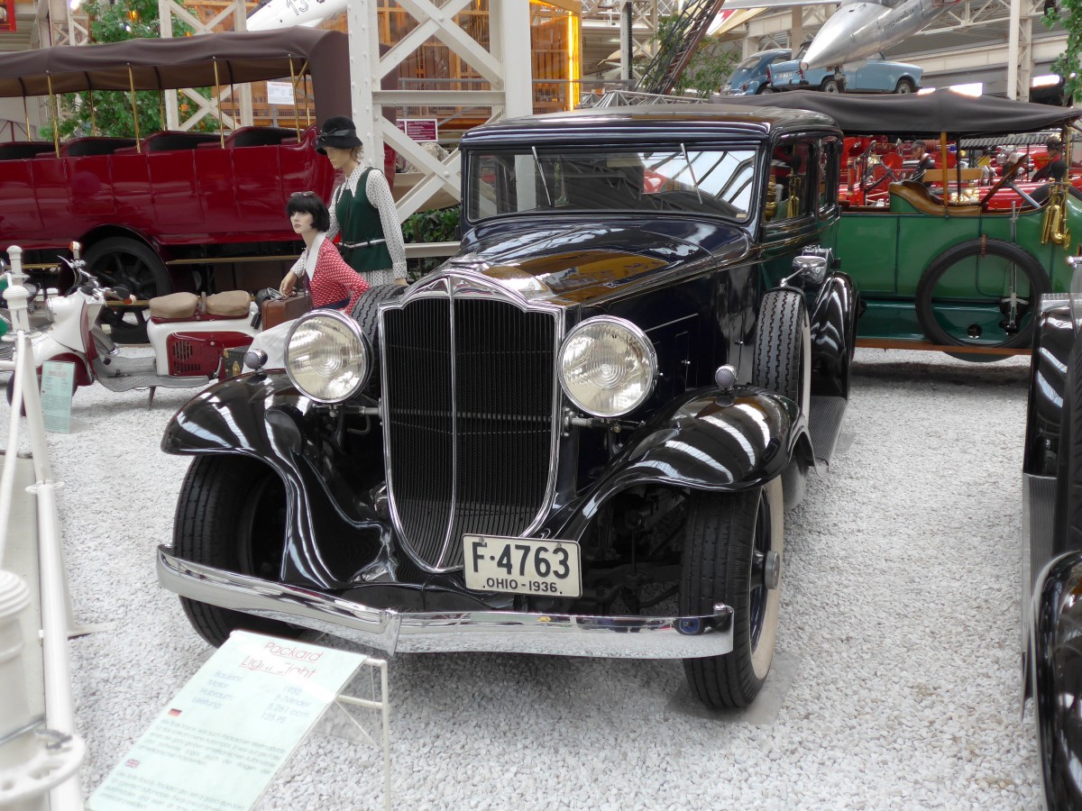 (150'377) - Packard - F 4763 - am 26. April 2014 in Speyer, Technik-Museum