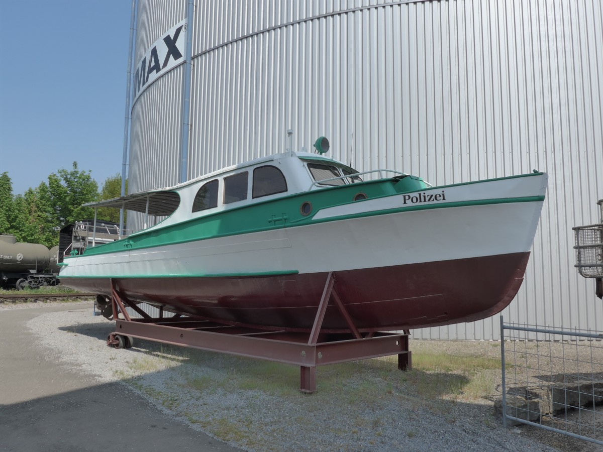 (150'392) - Polizeiboot am 26. April 2014 in Speyer, Technik-Museum