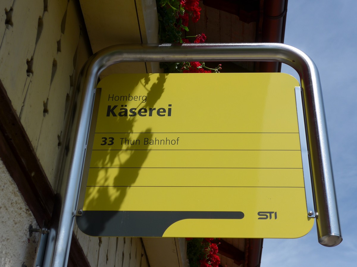 (153'712) - STI-Haltestelle - Homberg, Kserei - am 10. August 2014