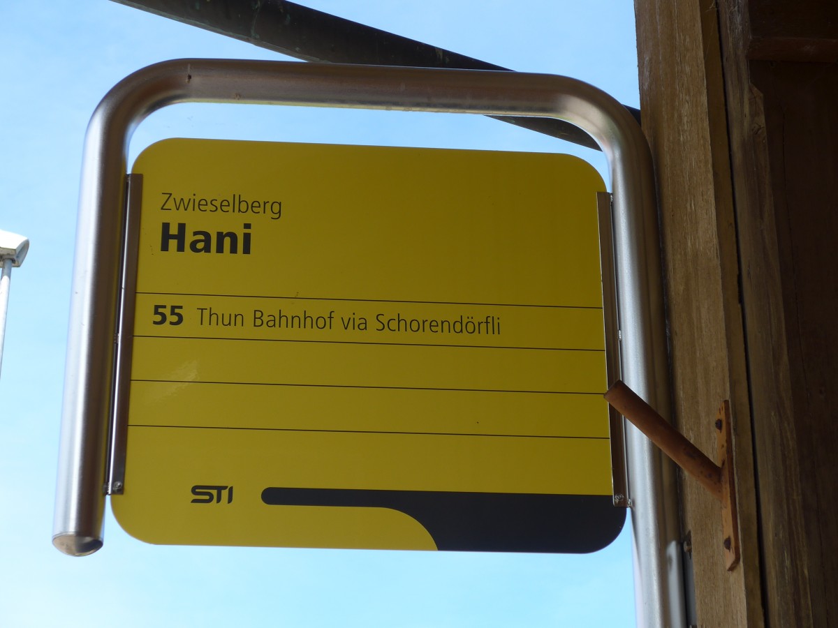 (153'963) - STI-Haltestelle - Zwieselberg, Hani - am 17. August 2014