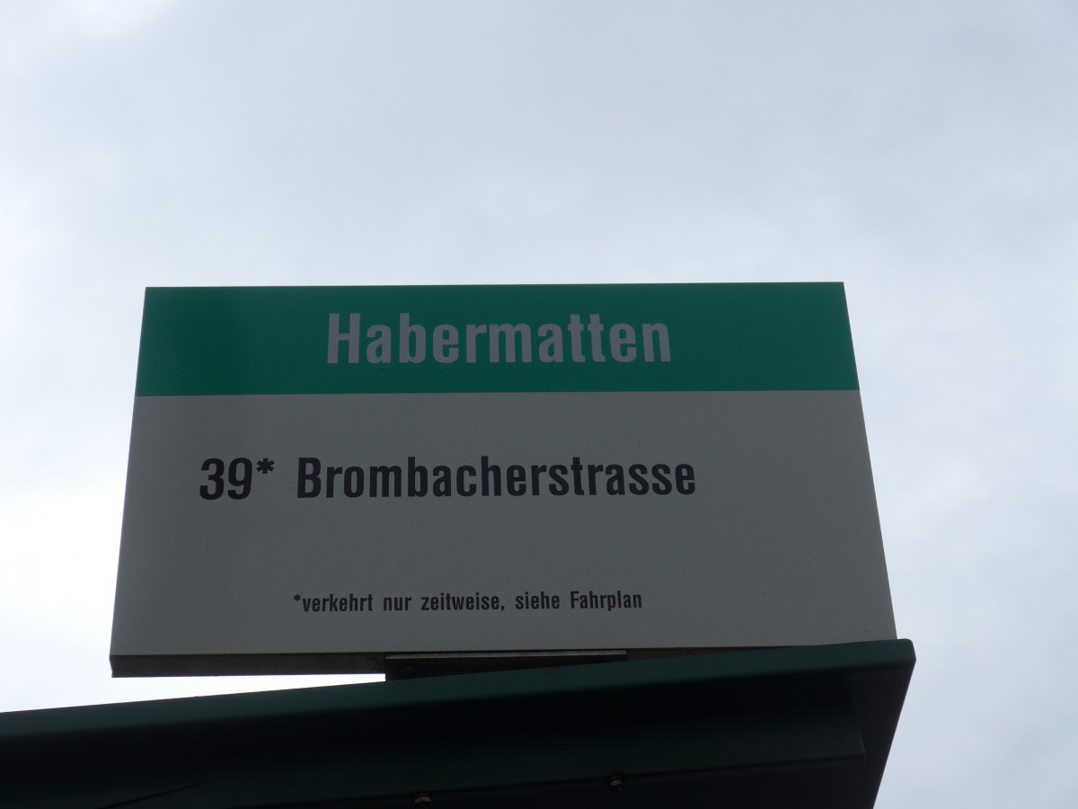 (159'773) - BVB-Haltestelle - Riehen, Habermatten - am 11. April 2015