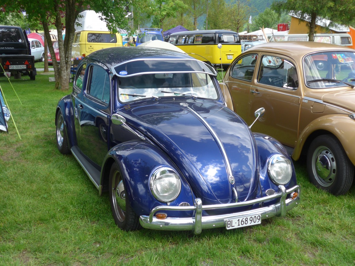 (160'270) - VW-Kfer - BL 168'909 - am 9. Mai 2015 in Brienz, Camping Aaregg