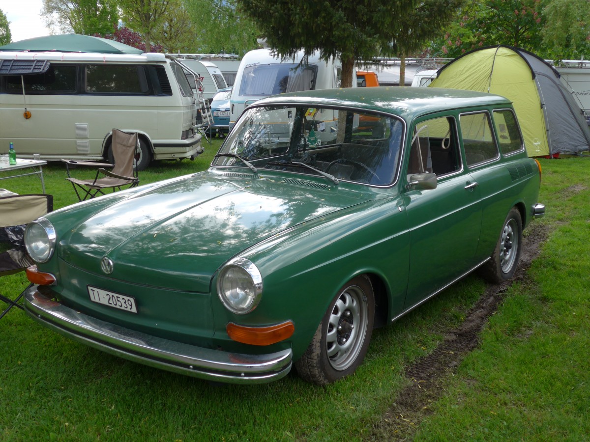 (160'289) - Volkswagen - TI 20'539 - am 9. Mai 2015 in Brienz, Camping Aaregg