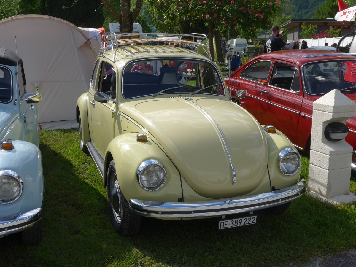 (160'310) - VW-Kfer - BE 389'222 - am 9. Mai 2015 in Brienz, Camping Aaregg