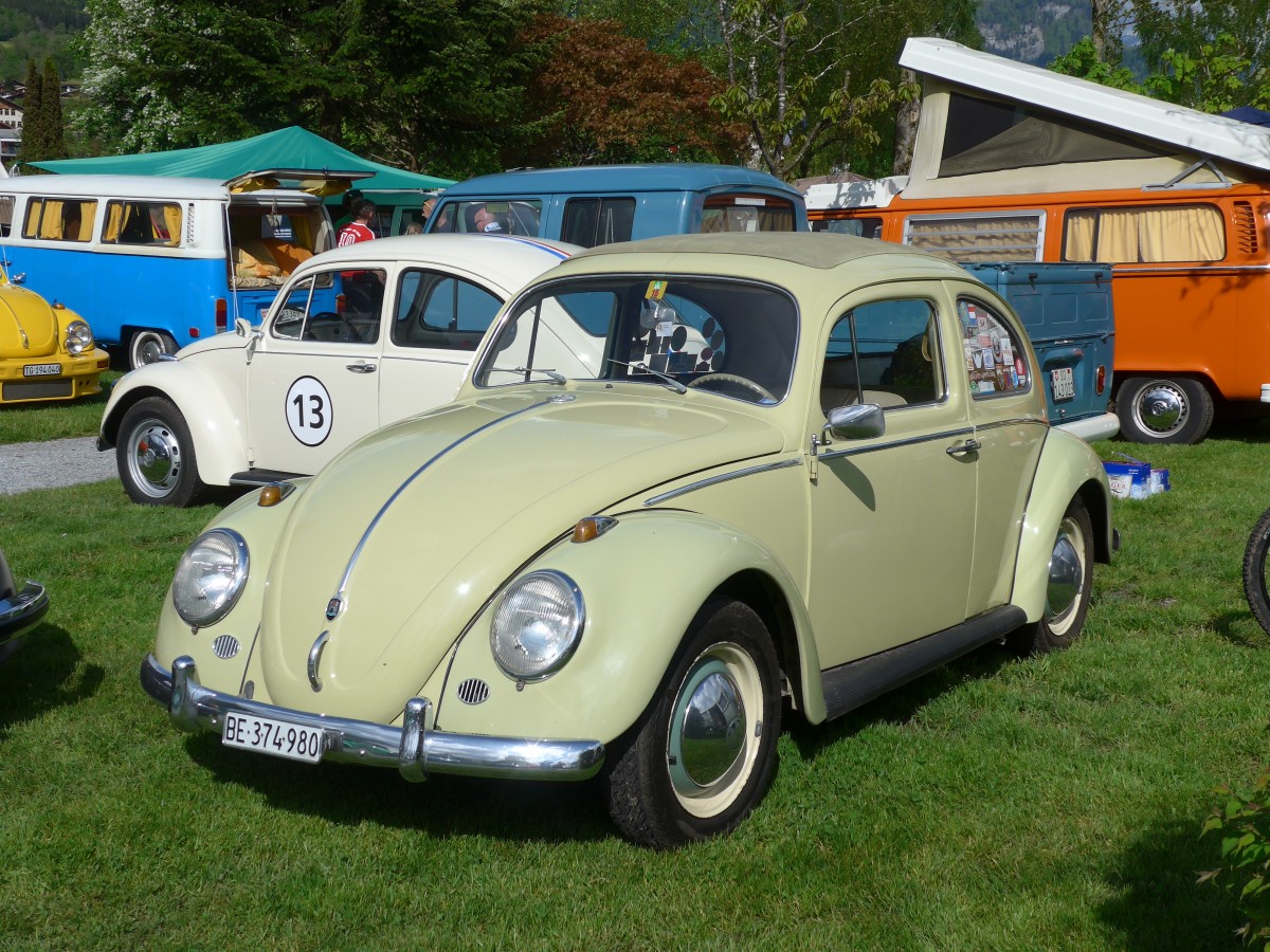 (160'349) - VW-Kfer - BE 374'980 - am 9. Mai 2015 in Brienz, Camping Aaregg