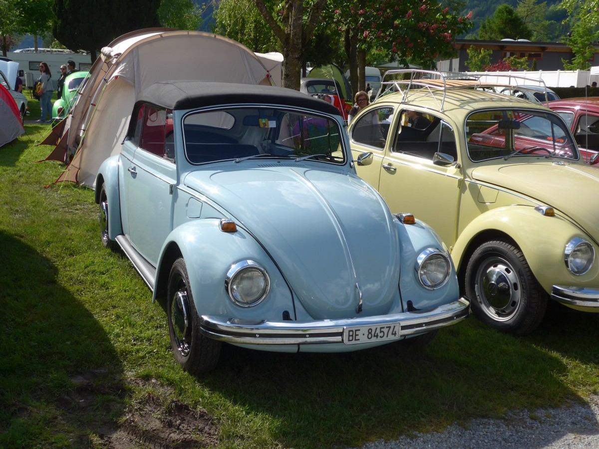 (160'353) - VW-Kfer - BE 84'574 - am 9. Mai 2015 in Brienz, Camping Aaregg