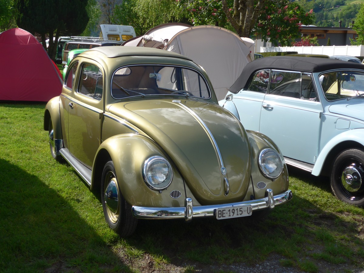 (160'354) - VW-Kfer - BE 1915 U - am 9. Mai 2015 in Brienz, Camping Aaregg