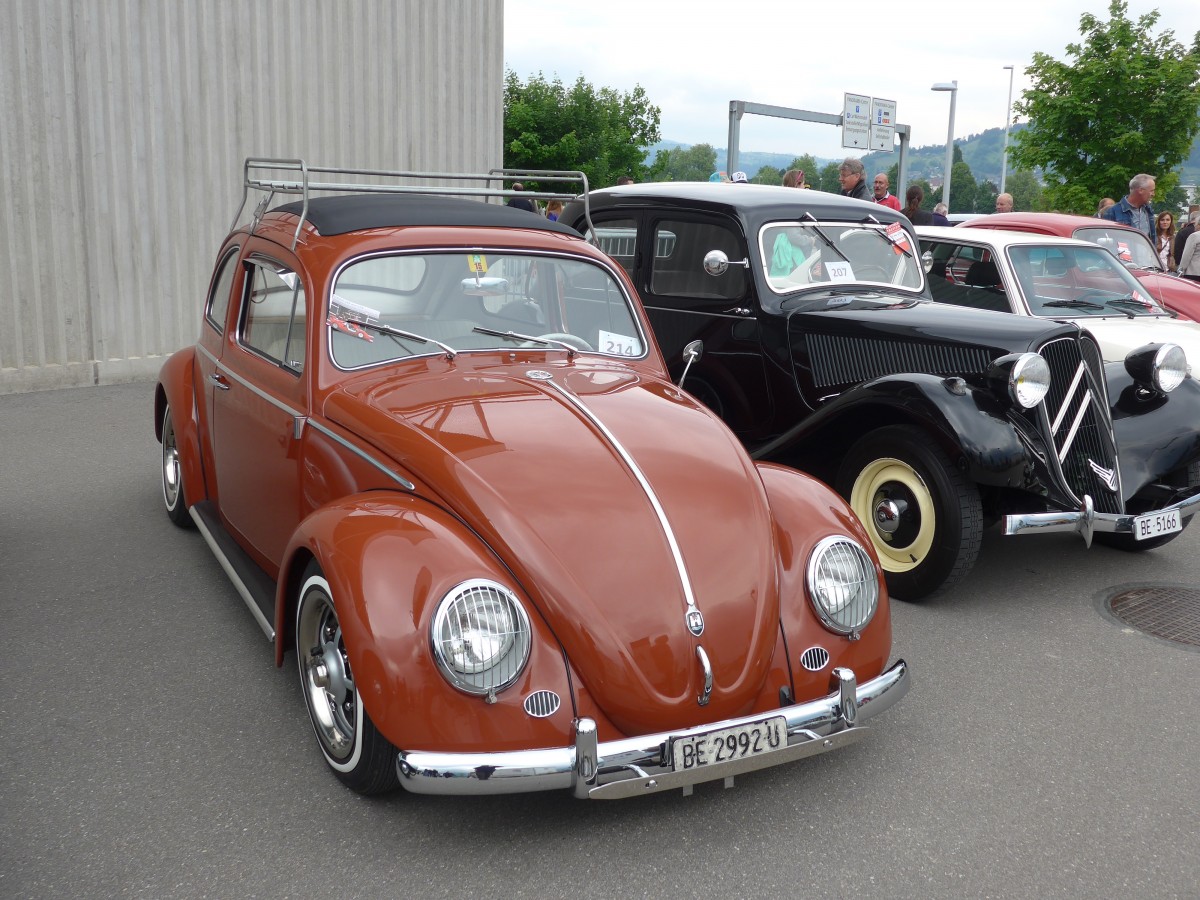 (160'780) - VW-Kfer - BE 2992 U - am 23. Mai 2015 in Thun, Arena Thun