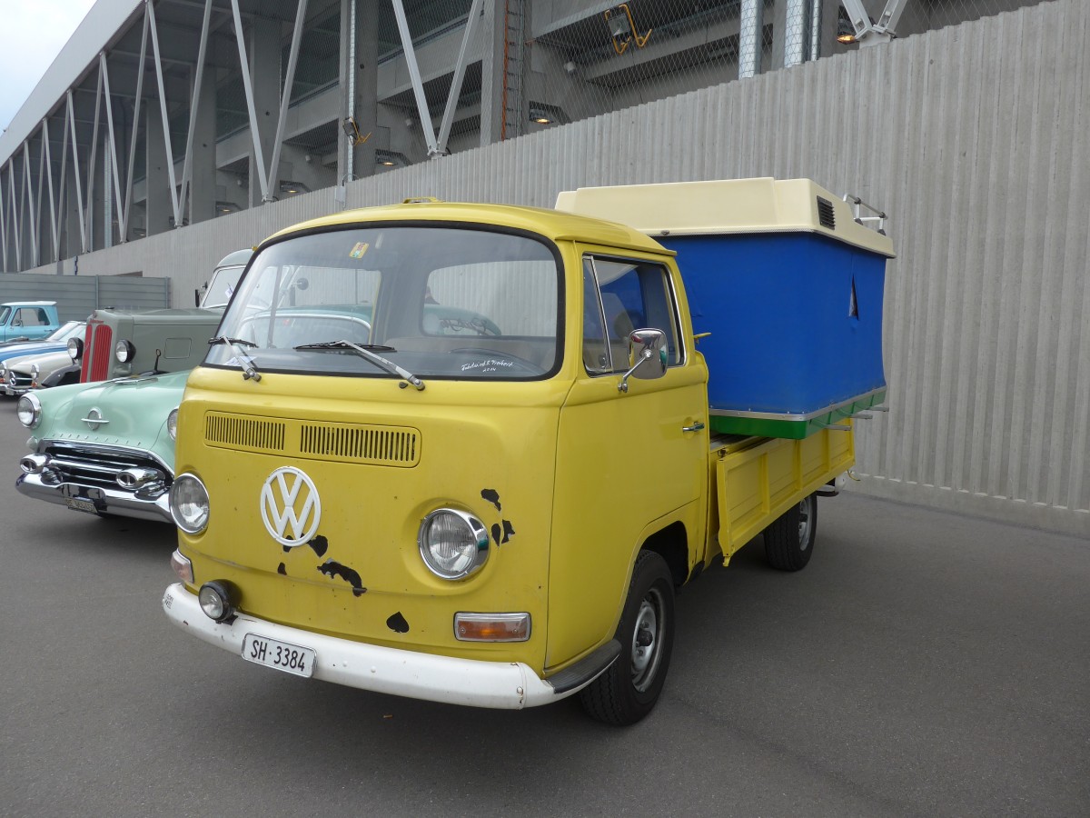 (160'804) - Volkswagen - SH 3384 - am 23. Mai 2015 in Thun, Arena Thun