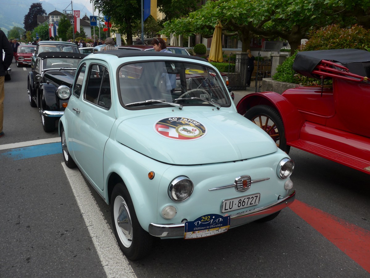 (160'871) - Fiat - LU 86'727 - am 24. Mai 2015 in Sarnen, OiO