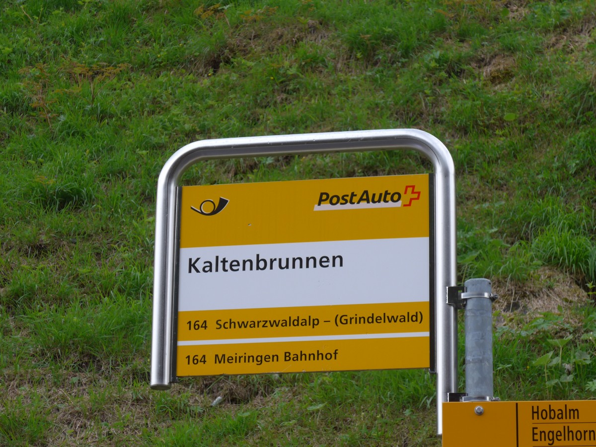 (160'994) - PostAuto-Haltestelle - Kaltenbrunnen - am 25. Mai 2015
