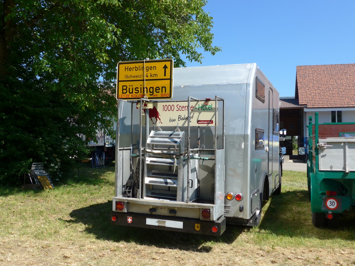 (161'793) - Saurer - BS-A 258H - am 6. Juni 2015 in Thayngen, Saurertreffen