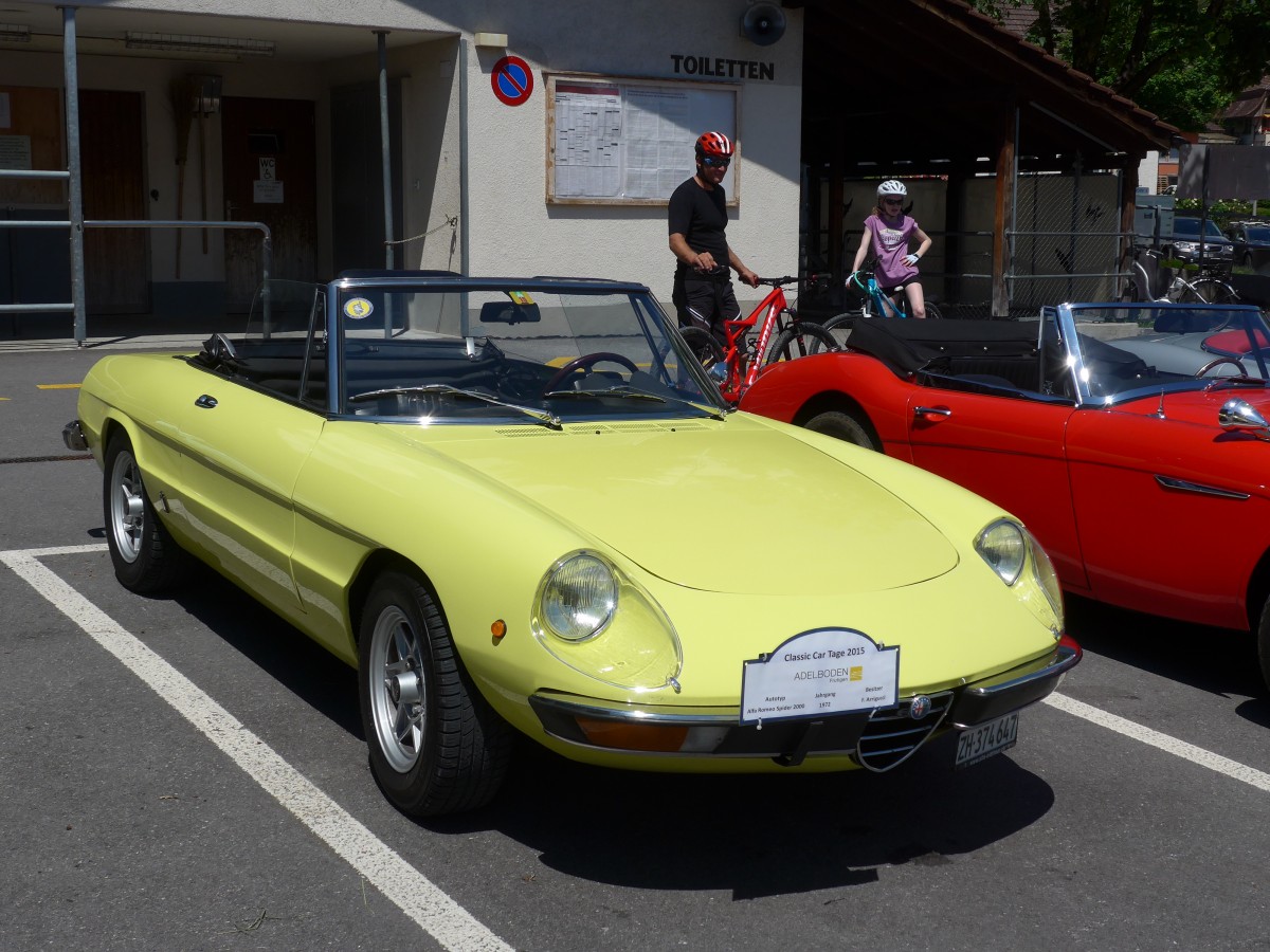 (161'958) - Alfa Romeo - ZH 374'647 - am 7. Juni 2015 in Frutigen, Marktplatz