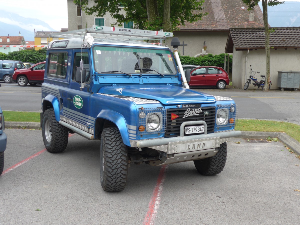 (162'243) - Land-Rover - VS 179'347 - am 20. Juni 2015 in Aigle, Saurertreffen