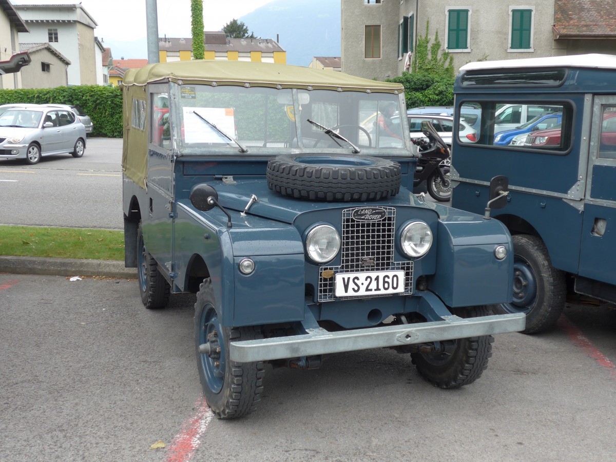(162'246) - Land-Rover - VS 2160 - am 20. Juni 2015 in Aigle, Saurertreffen
