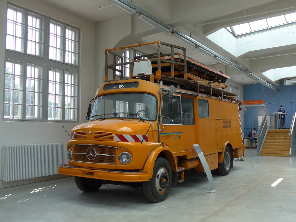 (162'814) - SWM Mnchen - Mercedes am 28. Juni 2015 in Mnchen, MVG-Museum