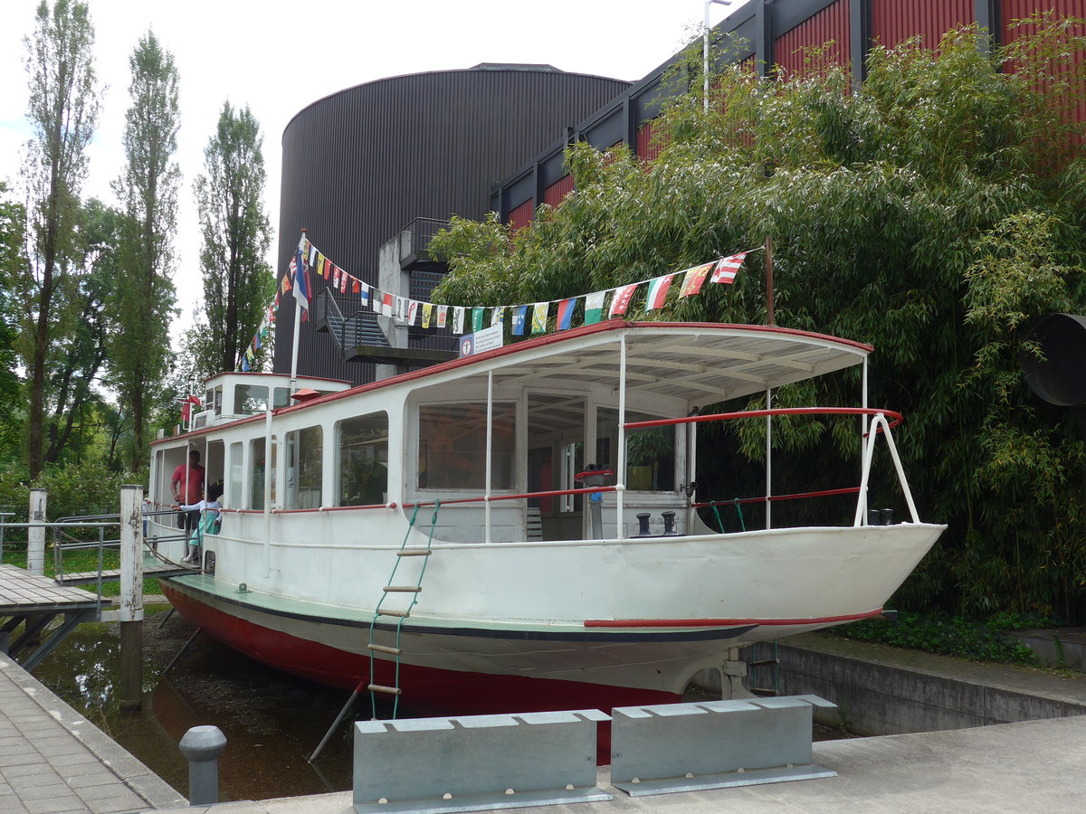 (171'348) - Motorschiff Thalwil am 22. Mai 2016 in Luzern, Verkehrshaus