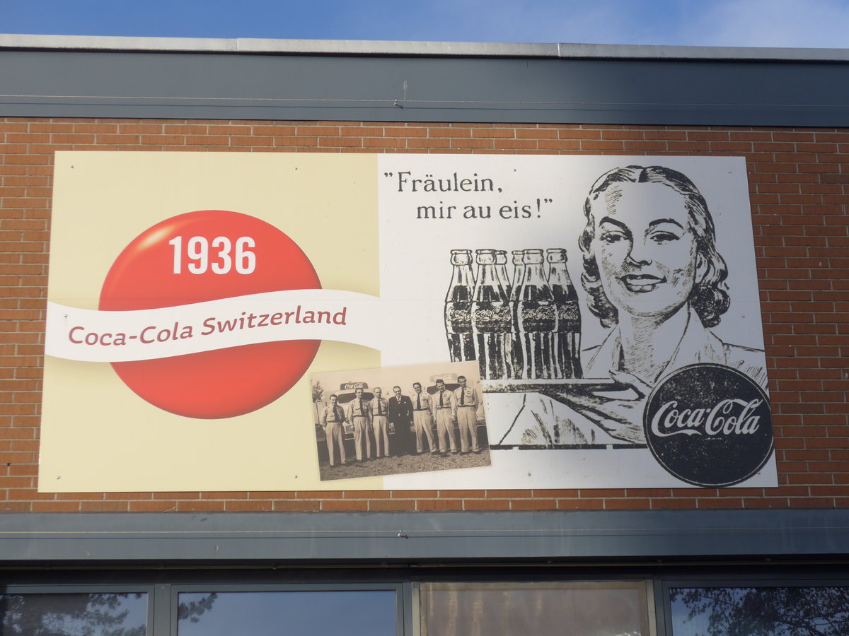 (176'539) - Coca-Cola-Werbung von 1936 am 4. November 2016 in Brttisellen