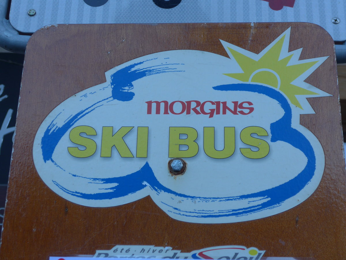 (177'527) - Ski Bus-Haltestelle - Morgins, Verkehrsbro - am 1. Januar 2017