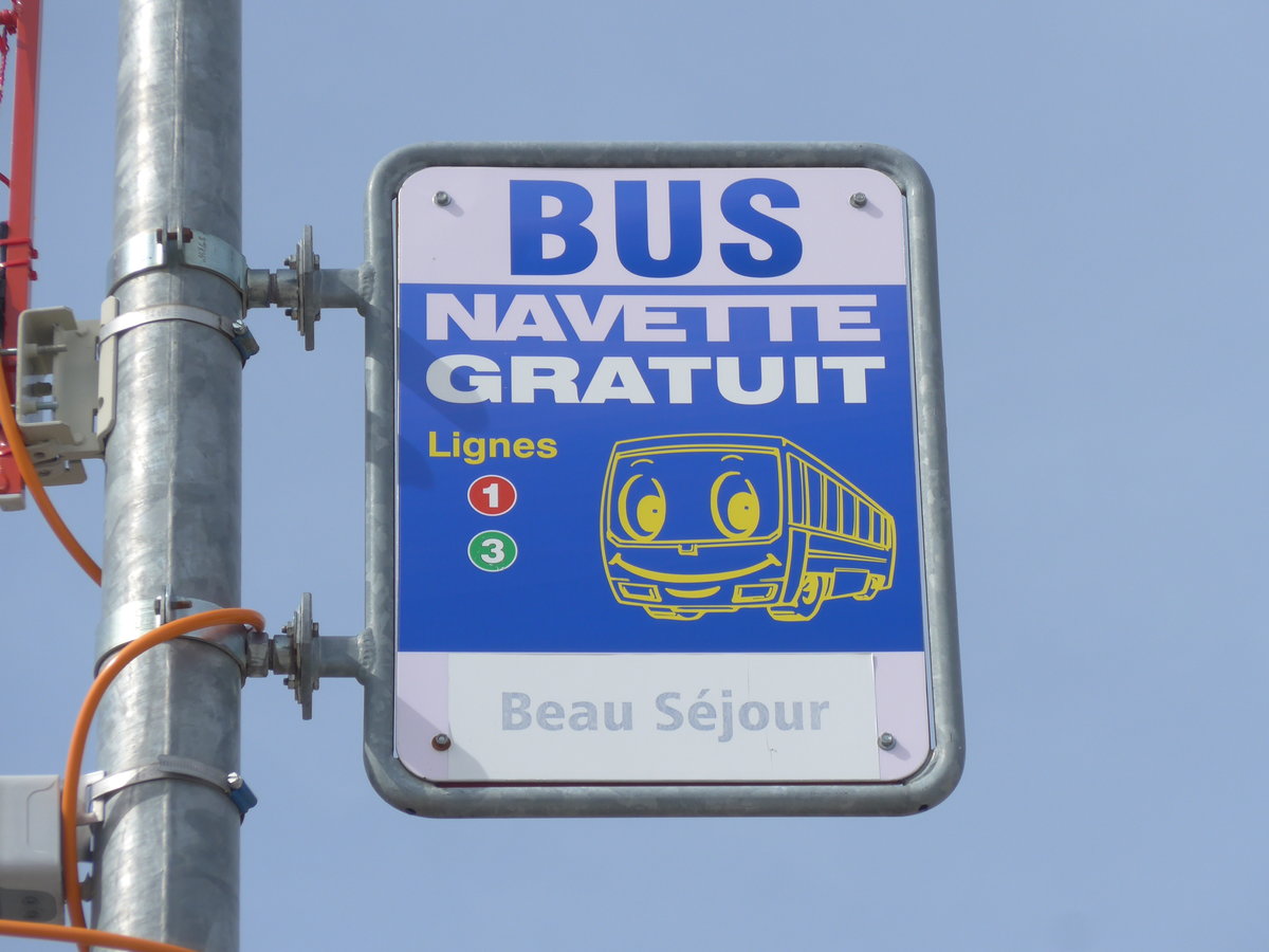 (178'979) - Bus Navette-Haltestelle - Ovronnaz, Beau Sjour - am 12. Mrz 2017