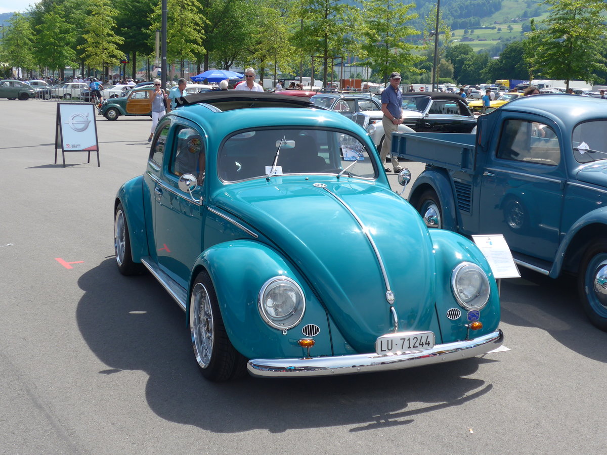 (180'887) - VW-Kfer - LU 71'244 - am 28. Mai 2017 in Luzern, Allmend