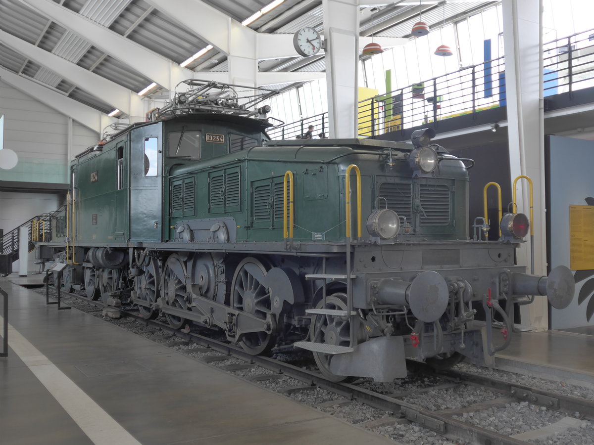 (181'770) - SBB-Lokomotive - Nr. 13'254 - am 8. Juli 2017 in Luzern, Verkehrshaus