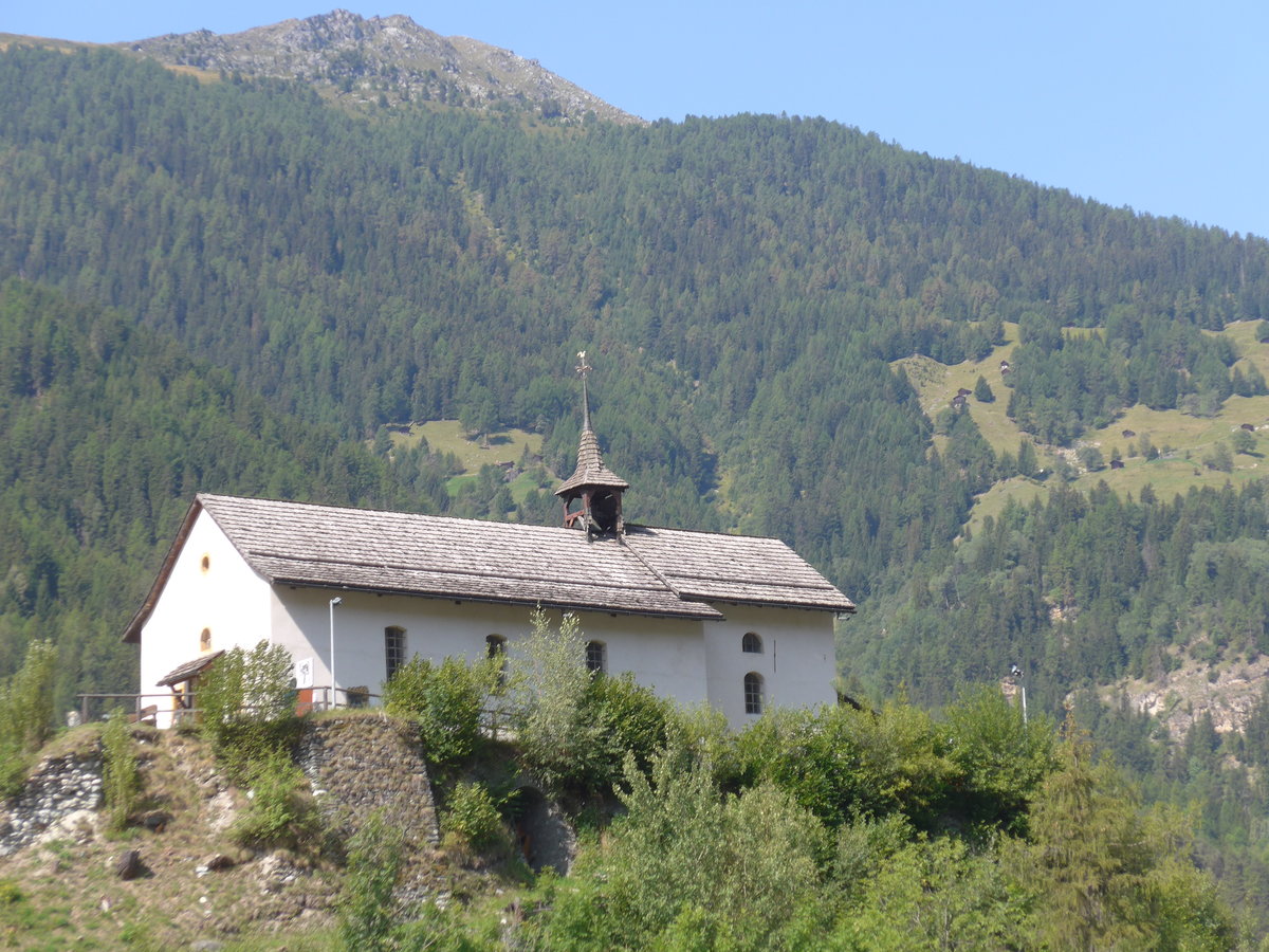 (184'165) - Kapelle am 25. August 2017 in Vissoie
