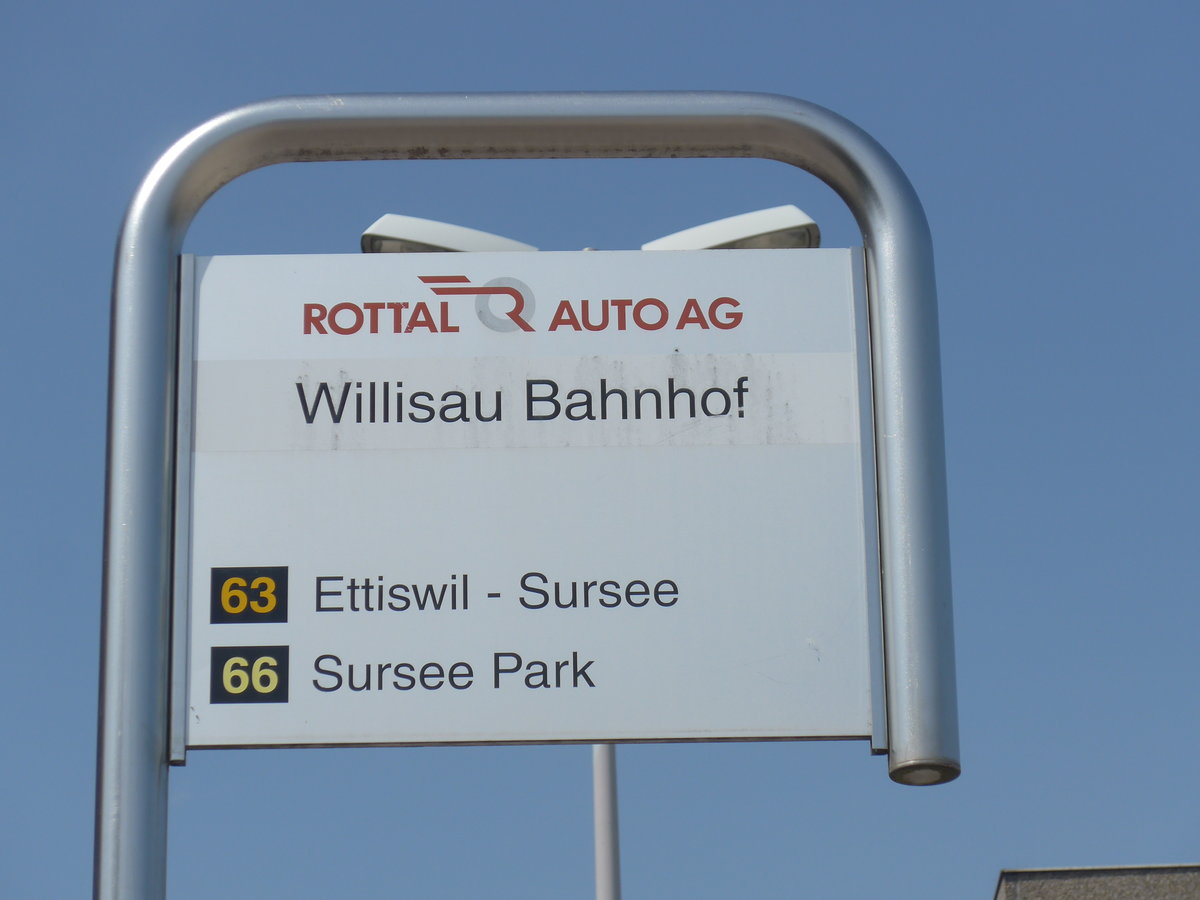 (184'496) - ARAG-Haltestelle - Willisau, Bahnhof - am 26. August 2017