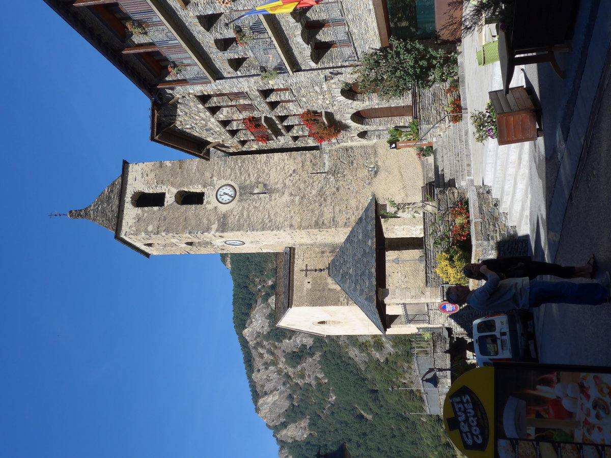 (185'353) - Die Kirche am 27. September 2017 in Ordino