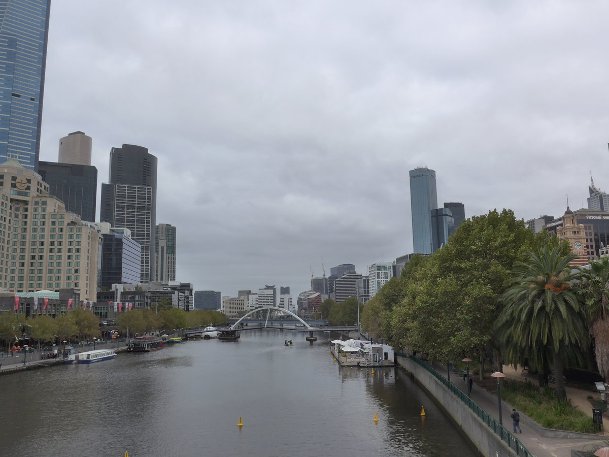 (190'137) - Der Yarra-Fluss am 17. April 2018 in Melbourne