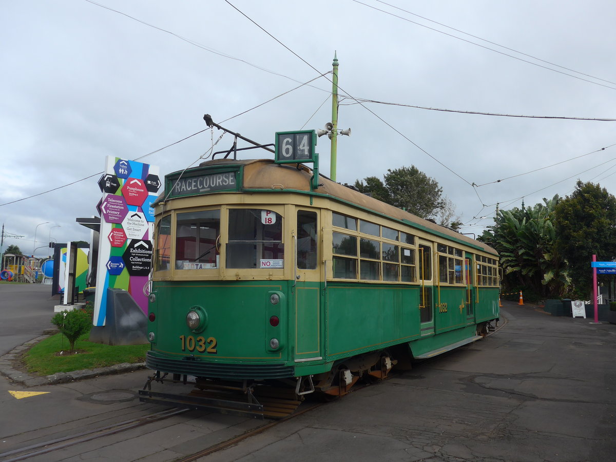 (191'927) - Tram - Nr. 1032 - am 30. April 2018 in Auckland, Motat