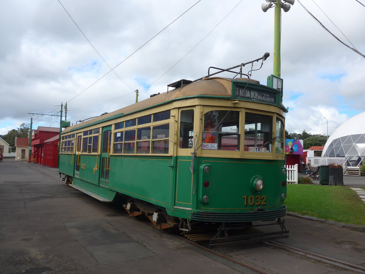 (191'928) - Tram - Nr. 1032 - am 30. April 2018 in Auckland, Motat