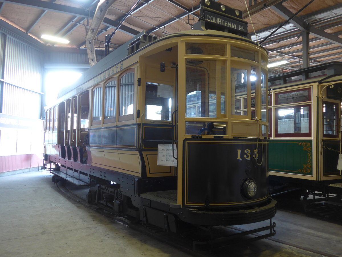 (191'987) - Wellington-Tram - Nr. 135 - am 30. April 2018 in Auckland, Motat